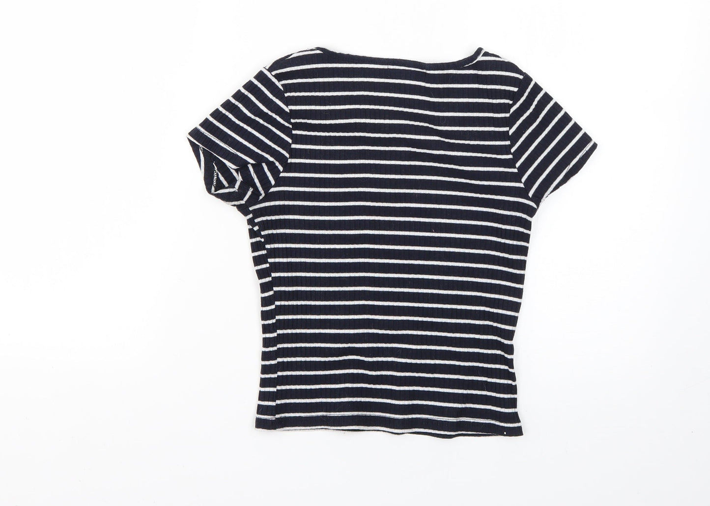 Primark Womens Multicoloured Striped  Basic T-Shirt Size 6