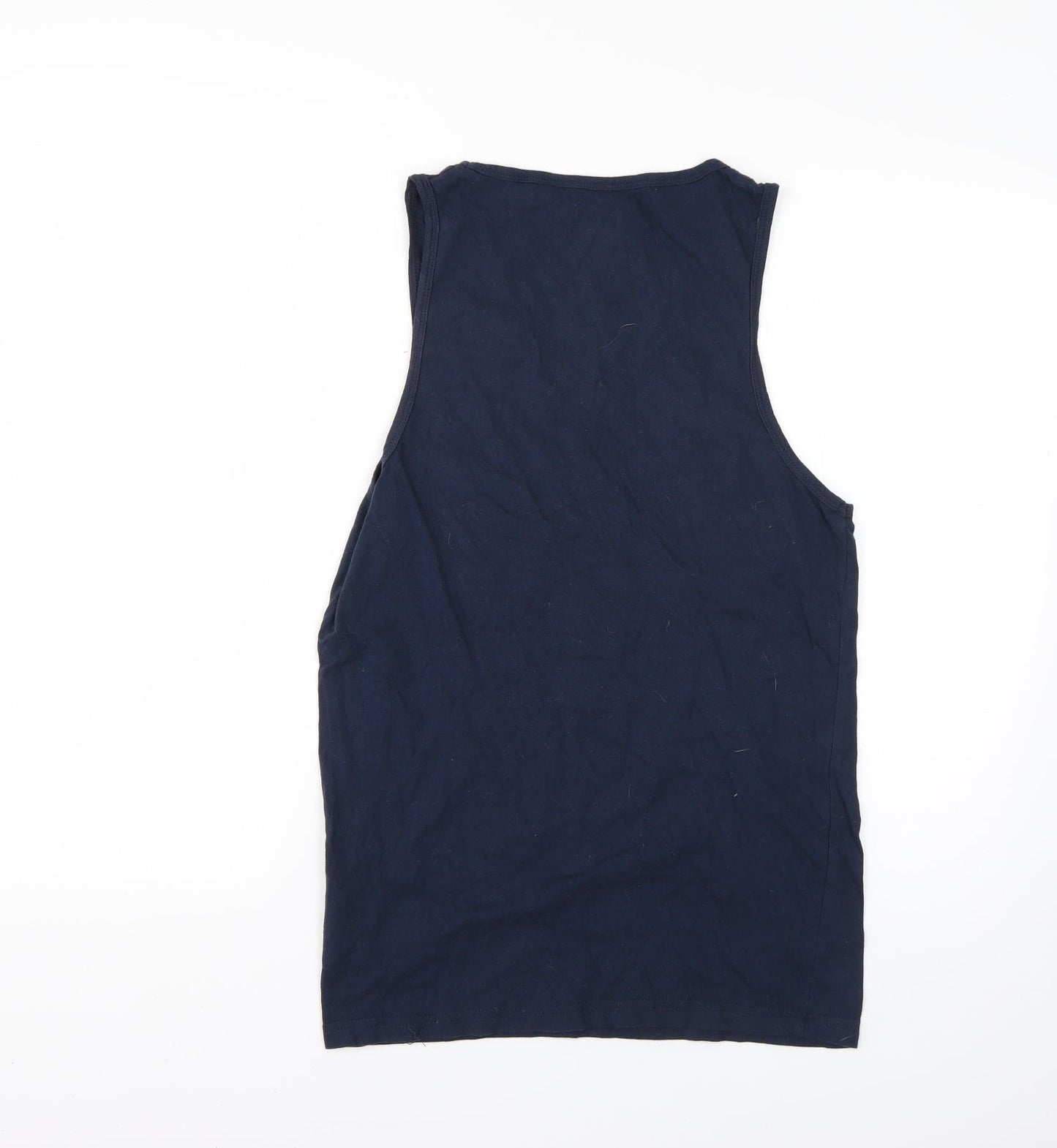contemporary Mens Blue    T-Shirt Size M