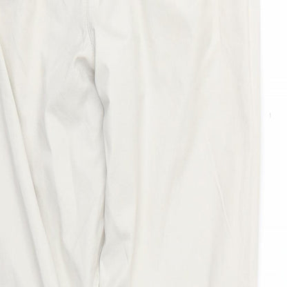 Womens UK Size 10 Marks and Spencer Regular Fit  Beige Trousers