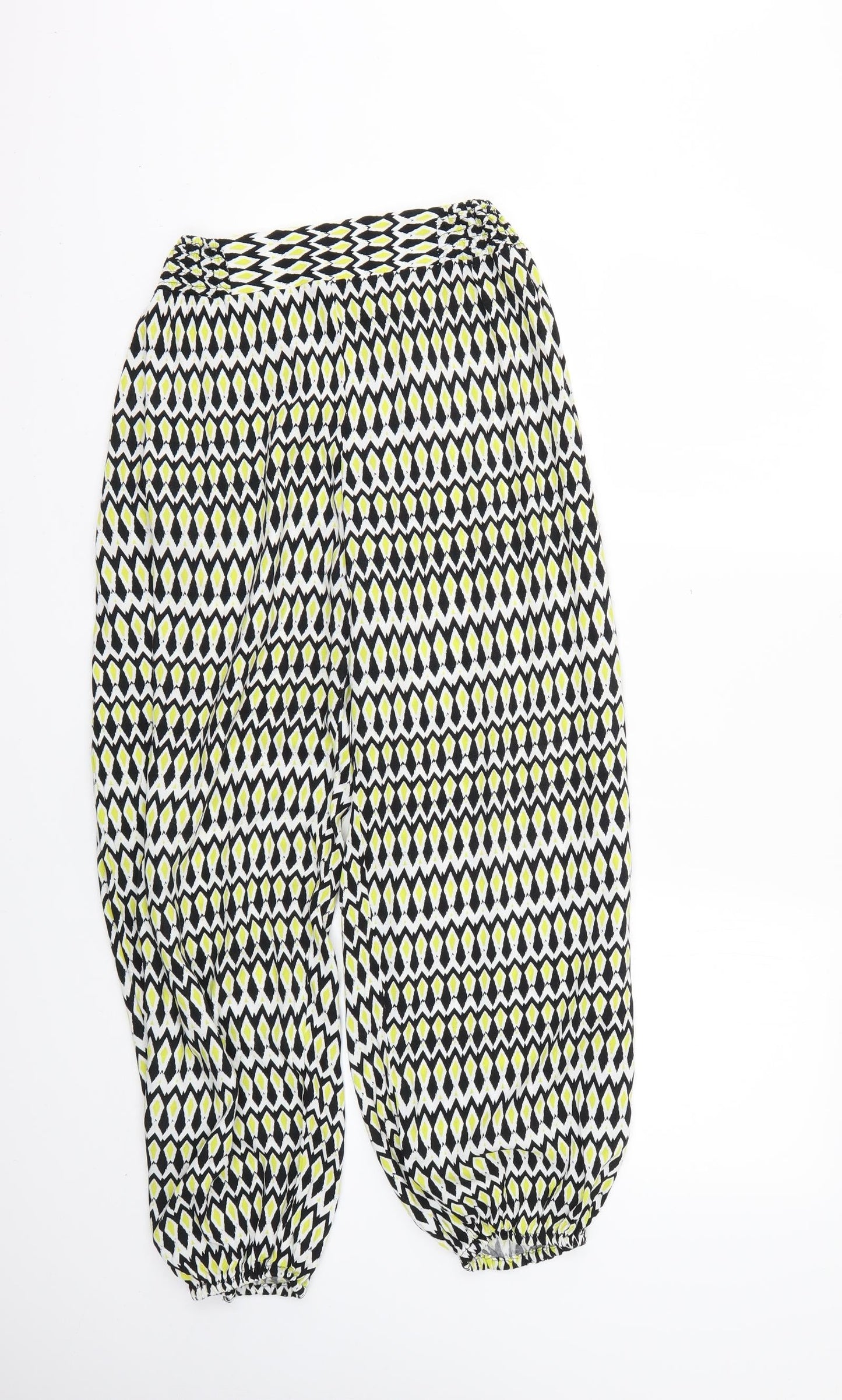 Womens UK Size S Marks and Spencer Regular Fit  Multicoloured Trousers