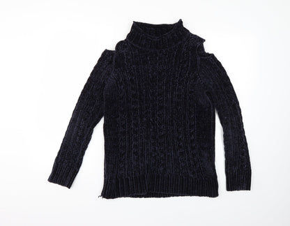 Womens UK Size 10 Dorothy Perkins Blue Pullover Jumper