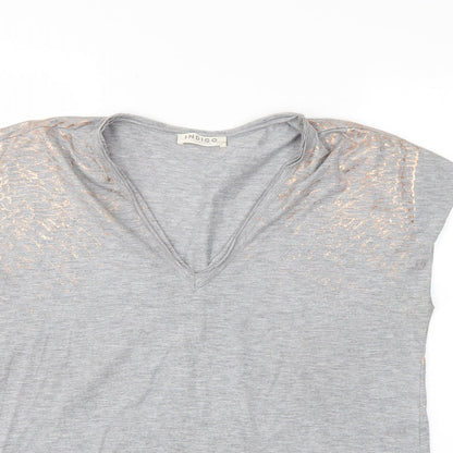 Womens UK Size 14 Marks and Spencer Grey Basic T-Shirt