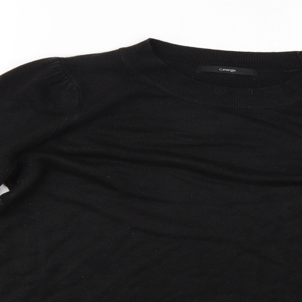 George Womens Black   Pullover Jumper Size 12