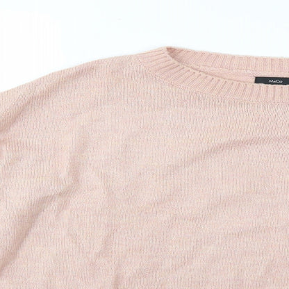 Womens UK Size 16 M&Co Pink Pullover Jumper