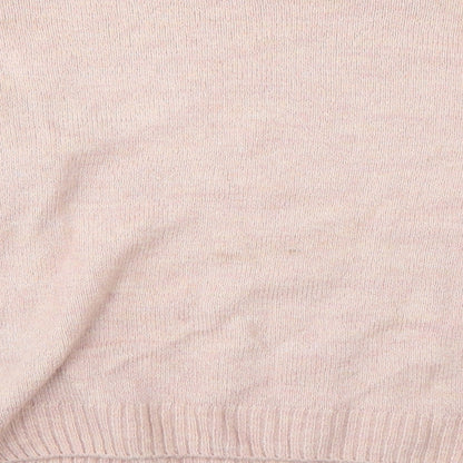 Womens UK Size 16 M&Co Pink Pullover Jumper