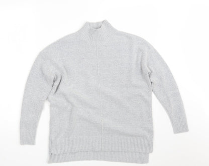 Womens UK Size XS Oasis Grey Pullover Jumper
