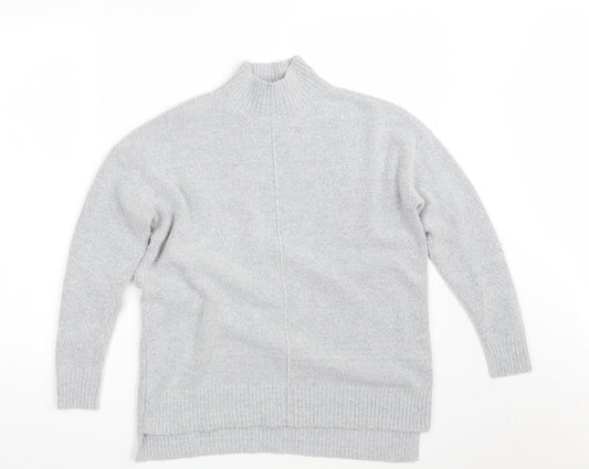 Womens UK Size XS Oasis Grey Pullover Jumper