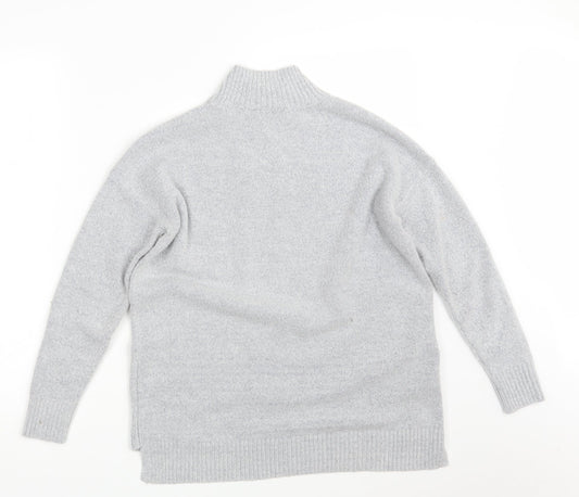 Womens UK Size XS Oasis Grey Pullover Jumper