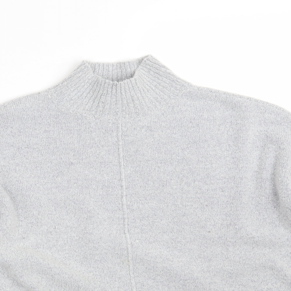 Womens UK Size XS Oasis Grey Pullover Jumper
