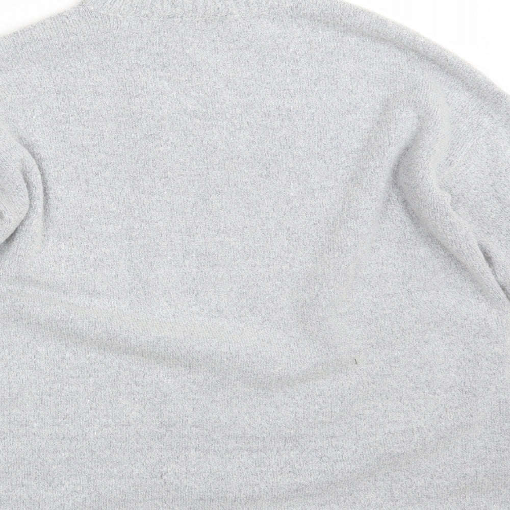 Womens UK Size XS Oasis Grey Pullover Jumper