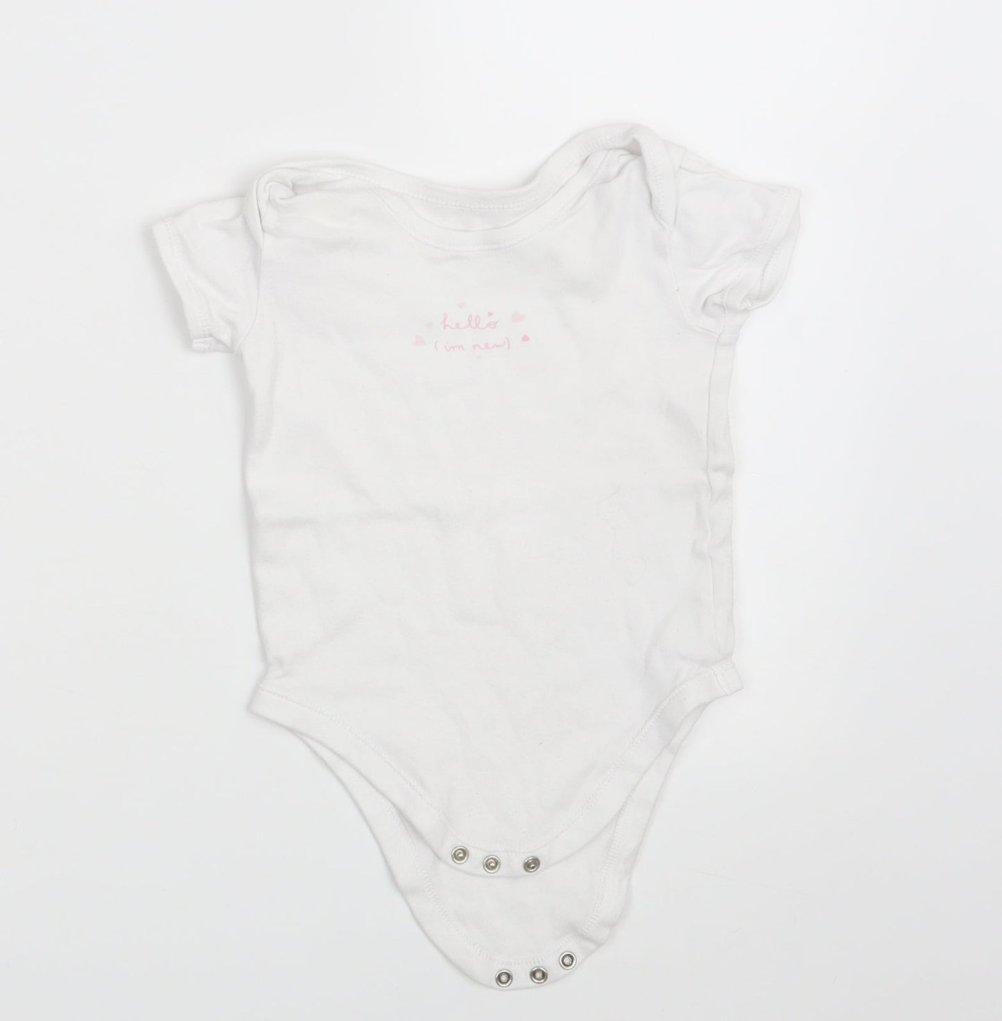 Matalan Girls White   Romper One-Piece Size 12-18 Months
