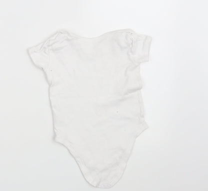 Matalan Girls White   Romper One-Piece Size 12-18 Months