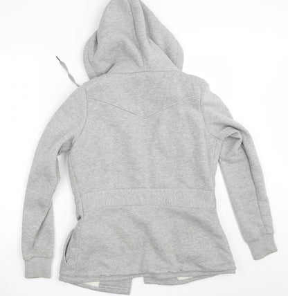 Rivers Womens Grey   Cardigan Hoodie Size 10