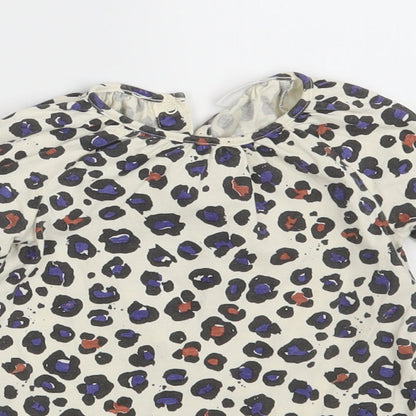 NEXT Girls Ivory Animal Print  A-Line  Size 12-18 Months
