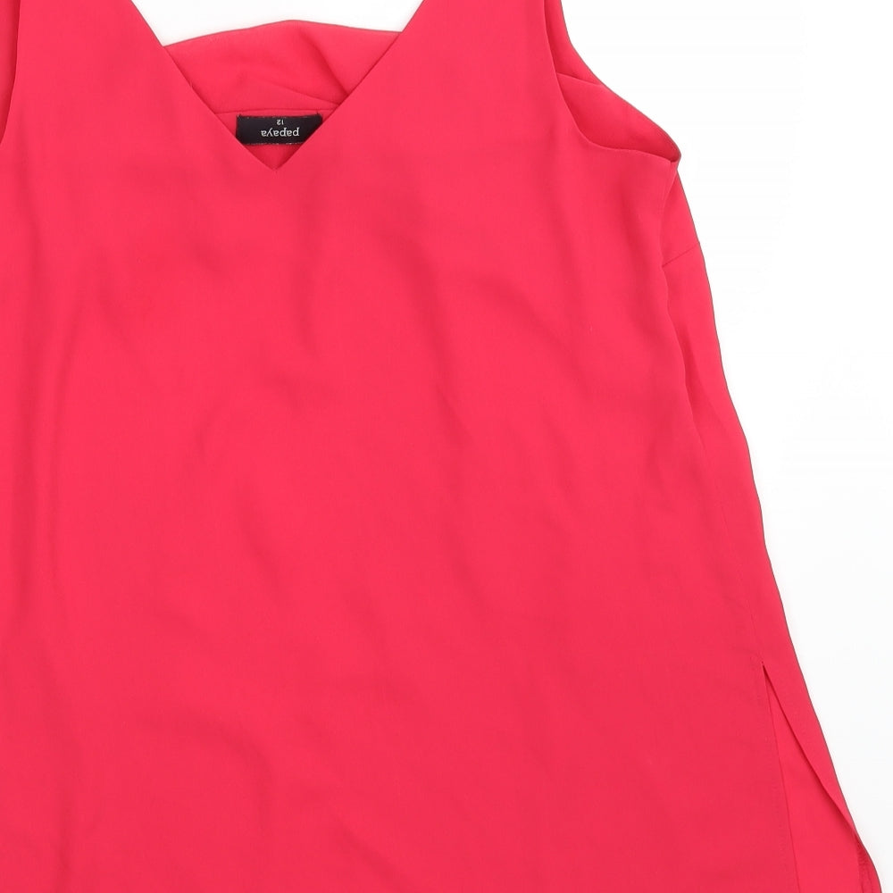 Papaya Womens Pink   Basic Blouse Size 12
