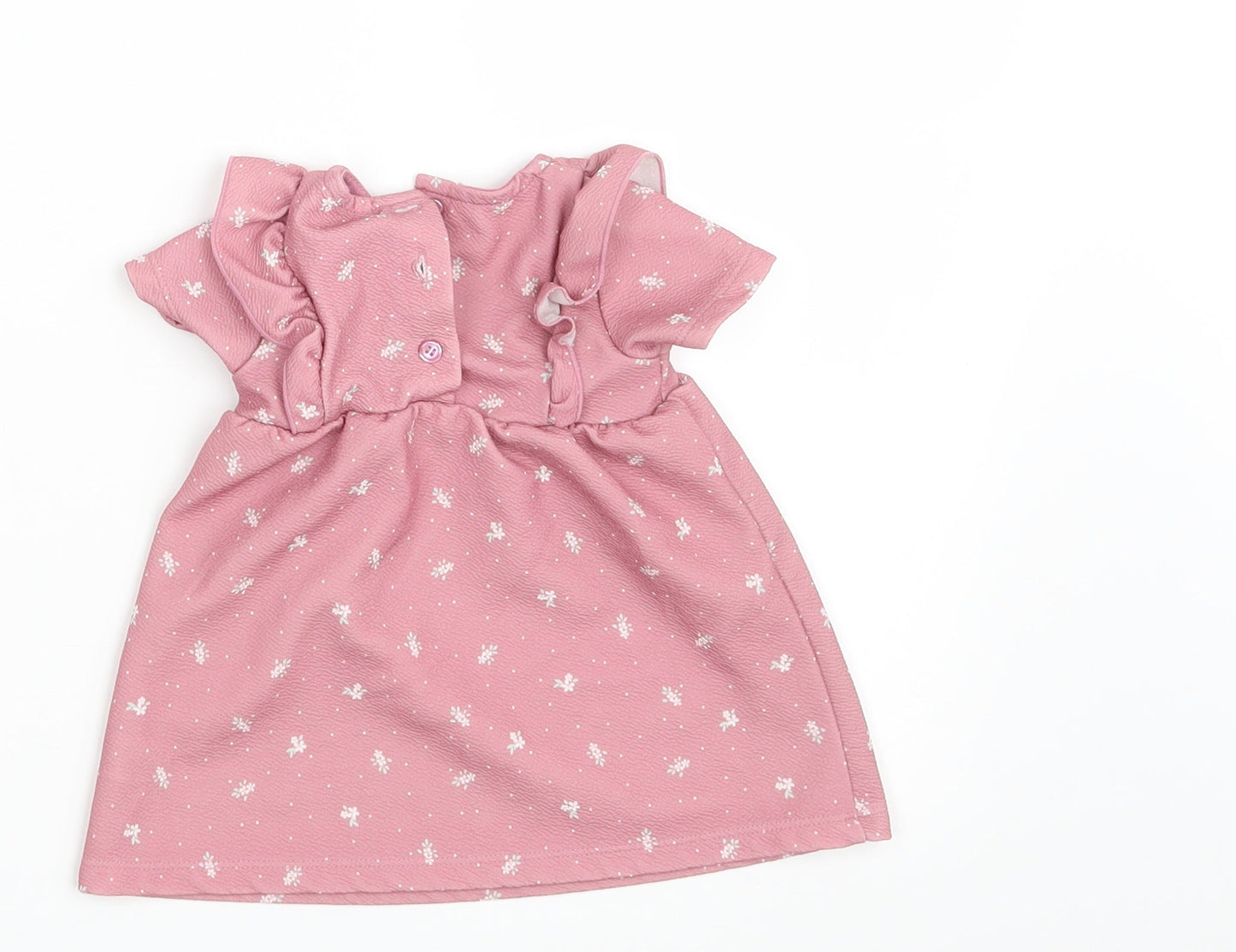 TU Girls Pink Floral  A-Line  Size 0-3 Months