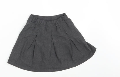 TU Girls Grey   Mini Skirt Size 5 Years - School Wear