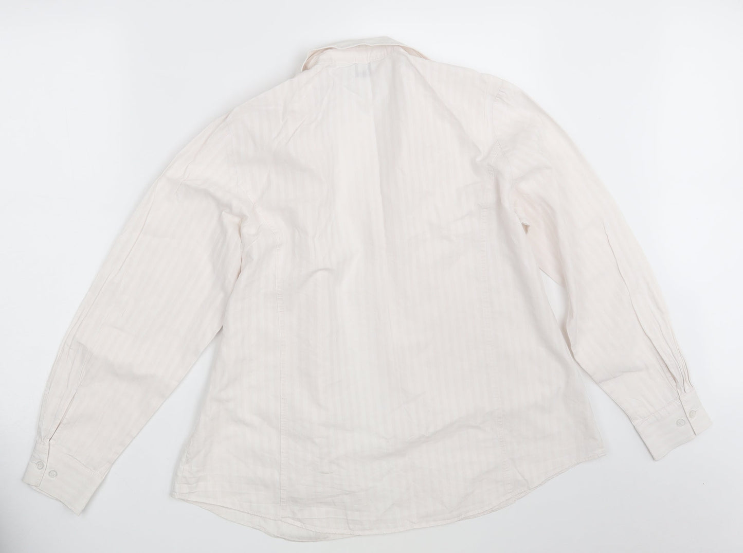 Womens UK Size 16 Double TWO Pink Basic Button-Up