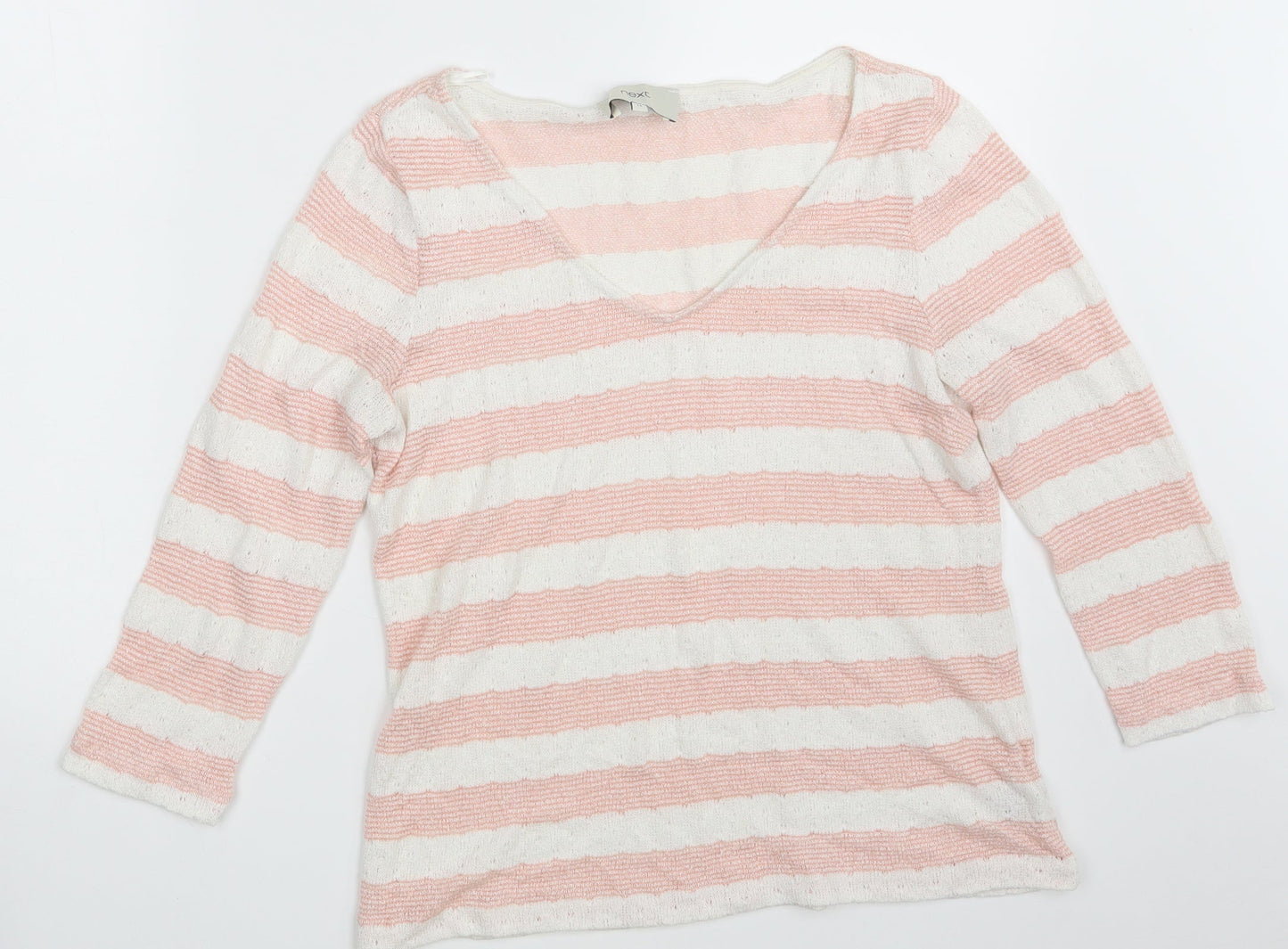 Womens UK Size 12 NEXT Pink Pullover Sweatshirt
