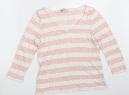 Womens UK Size 12 NEXT Pink Pullover Sweatshirt