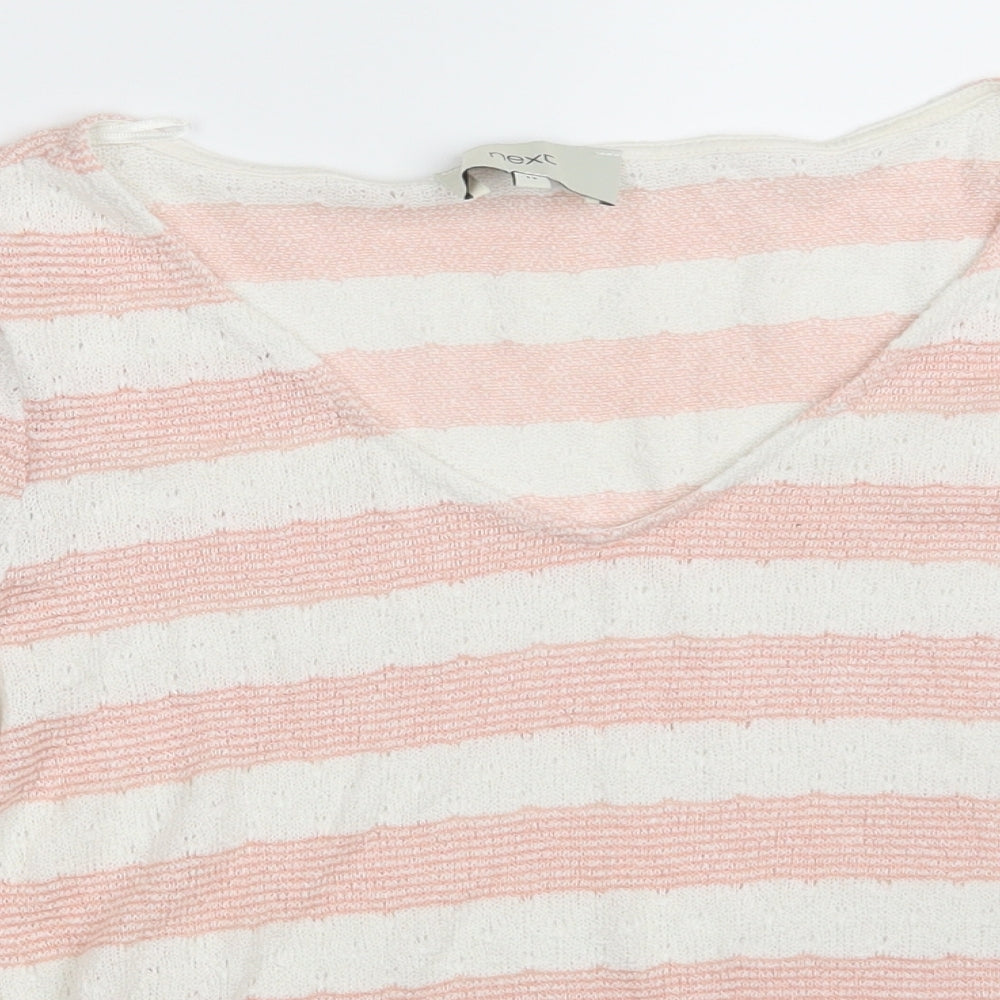 Womens UK Size 12 NEXT Pink Pullover Sweatshirt