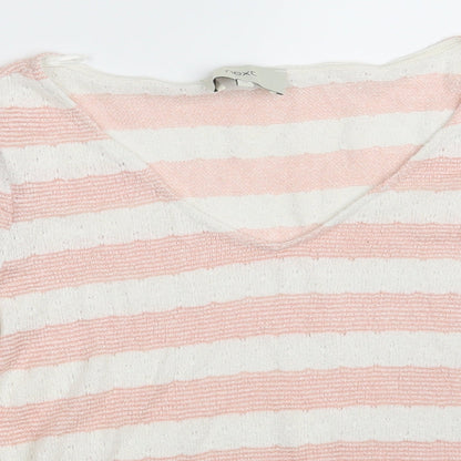 Womens UK Size 12 NEXT Pink Pullover Sweatshirt