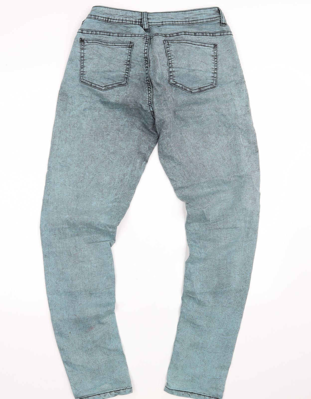 Denim Co. Womens Blue  Denim Skinny Jeans Size 12 L30 in