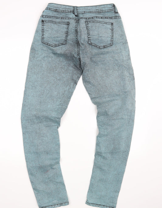 Denim Co. Womens Blue  Denim Skinny Jeans Size 12 L30 in