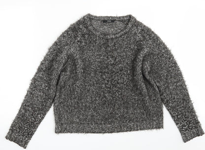 George Womens Grey  Knit Pullover Jumper Size 14