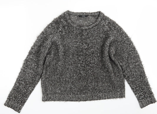 George Womens Grey  Knit Pullover Jumper Size 14