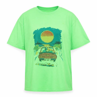 Front view of Ferpi men’s green t-shirt, size S