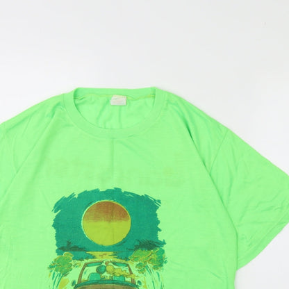 Ferpi Mens Green    T-Shirt Size S