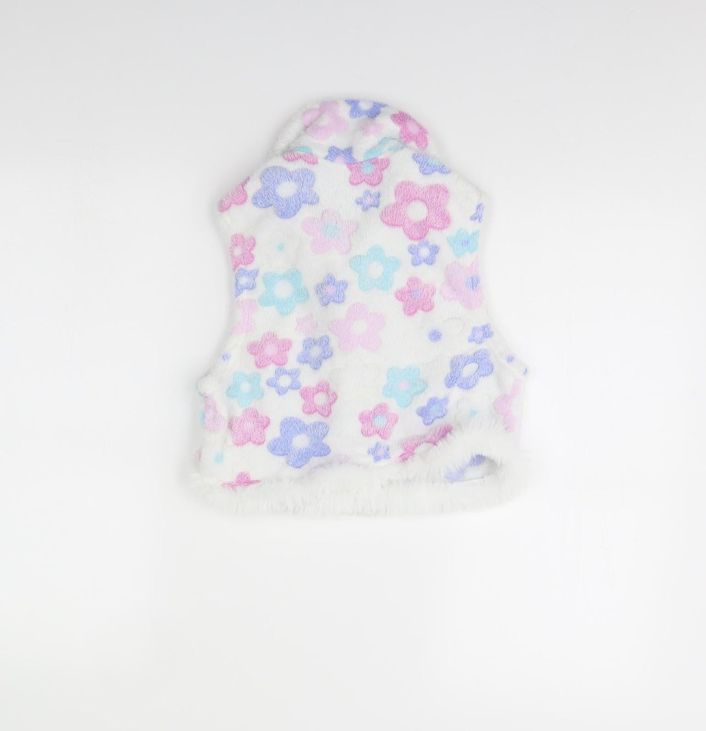 SheIn Womens White Floral  Jacket  Size M