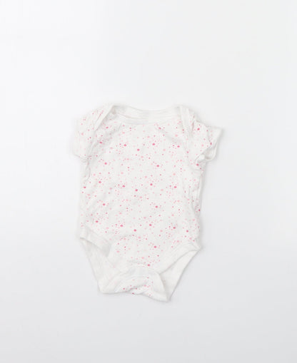 Primark Baby White Spotted  Babygrow One-Piece Size 3-6 Months