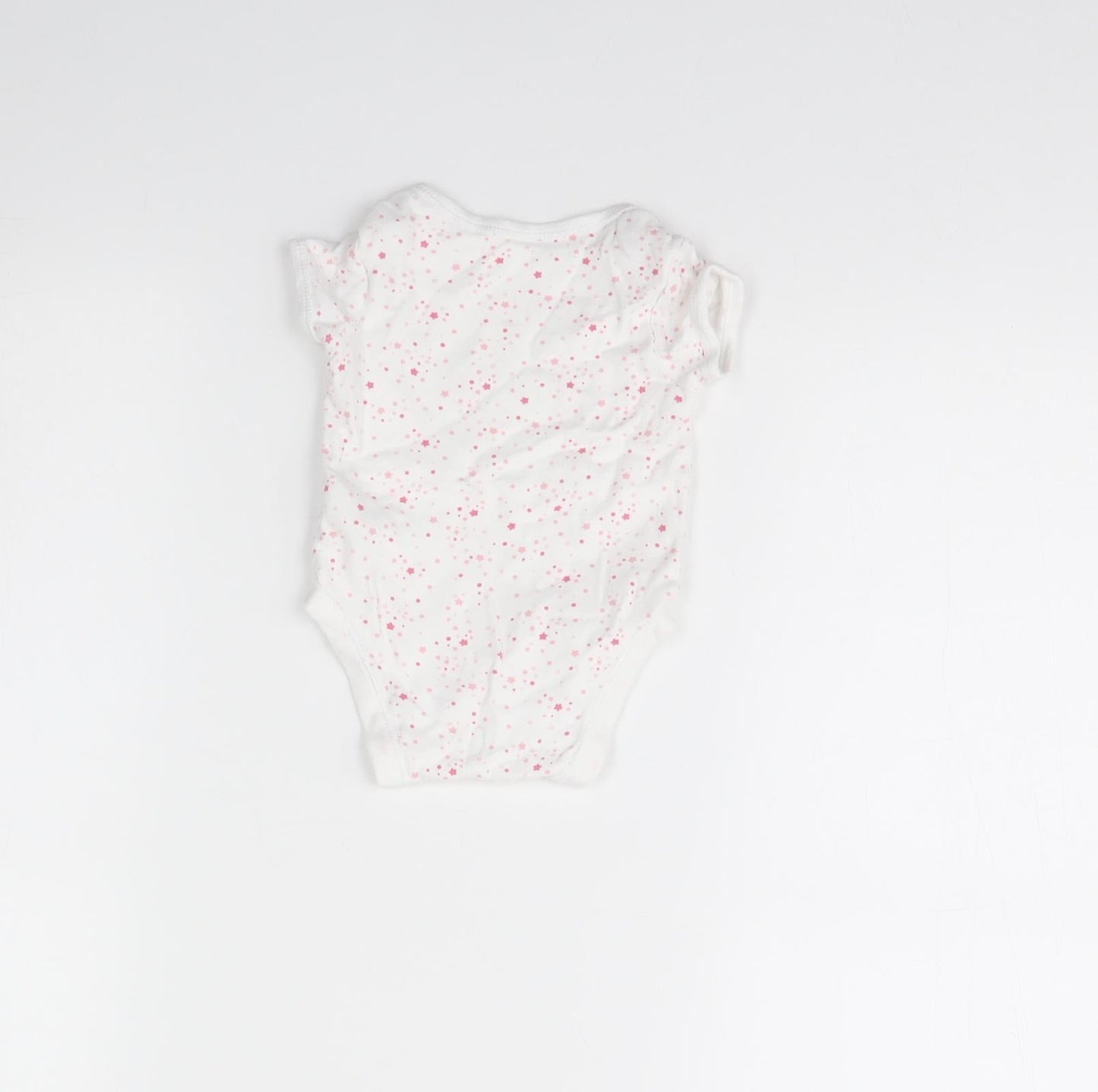 Primark Baby White Spotted  Babygrow One-Piece Size 3-6 Months