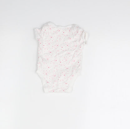 Primark Baby White Spotted  Babygrow One-Piece Size 3-6 Months