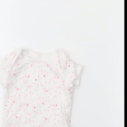 Primark Baby White Spotted  Babygrow One-Piece Size 3-6 Months