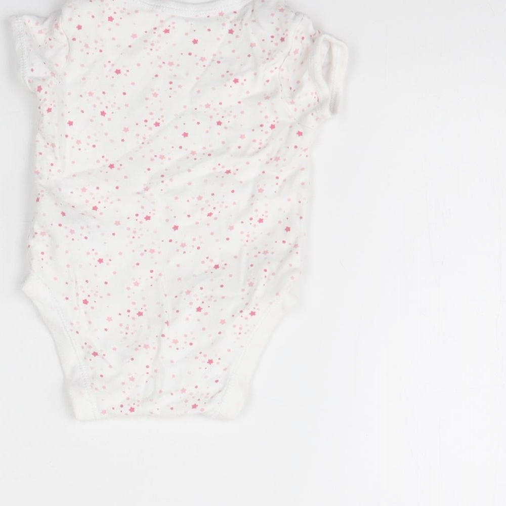Primark Baby White Spotted  Babygrow One-Piece Size 3-6 Months