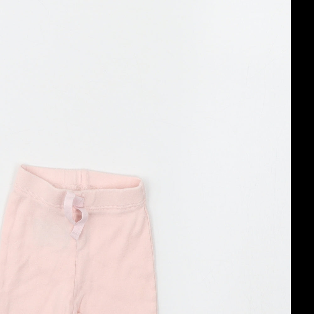 Gap Girls Pink   Jogger Trousers Size 0-3 Months