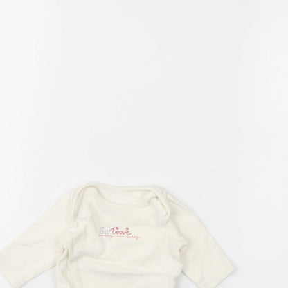 Mothercare Baby Ivory   Babygrow One-Piece Size 0-3 Months