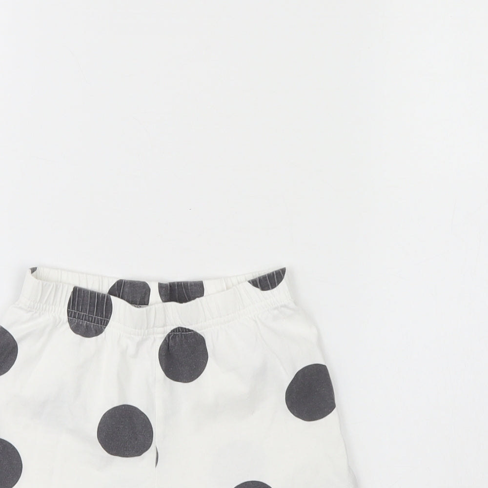 George Girls White Spotted  Cami Pyjama Pants Size 3 Years