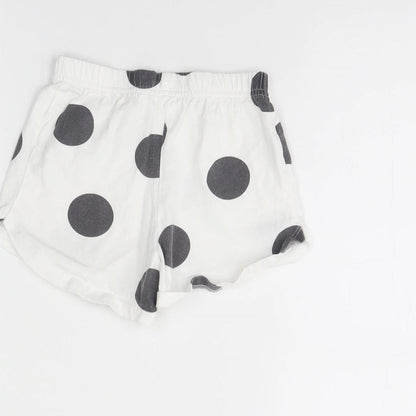 George Girls White Spotted  Cami Pyjama Pants Size 3 Years