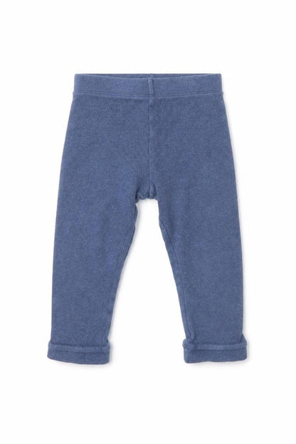 Front view of F&F girls’ blue capri trousers, size 2, years