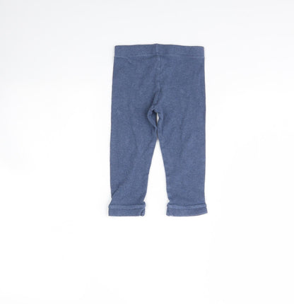 F&F Girls Blue   Capri Trousers Size 2 Years
