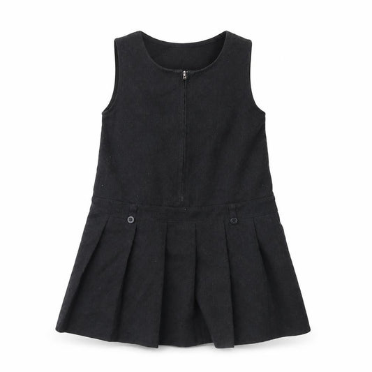 F&F Girls Grey   Pinafore/Dungaree Dress  Size 5 Years