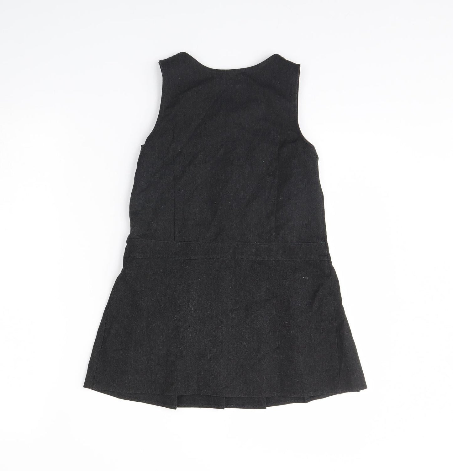 F&F Girls Grey   Pinafore/Dungaree Dress  Size 5 Years