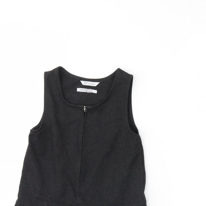 F&F Girls Grey   Pinafore/Dungaree Dress  Size 5 Years