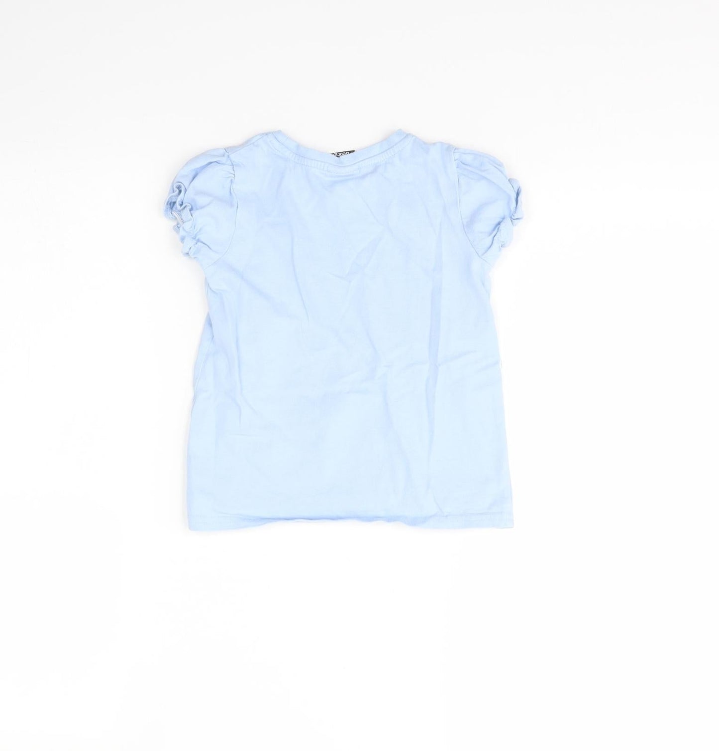 George Girls Blue Solid  Cami Pyjama Top Size 4 Years  - Frozen