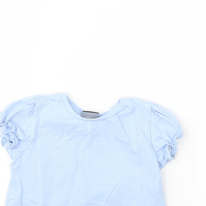 George Girls Blue Solid  Cami Pyjama Top Size 4 Years  - Frozen