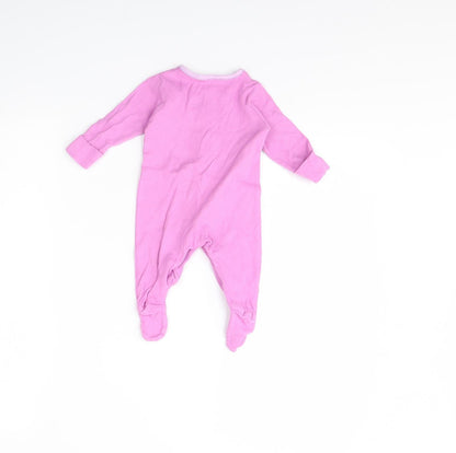 F&F Girls Purple   Babygrow One-Piece Size 0-3 Months